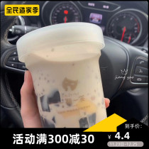 Burning fairy grass packing box Net red disposable dessert taro rice Dew packing box plastic round with lid takeaway