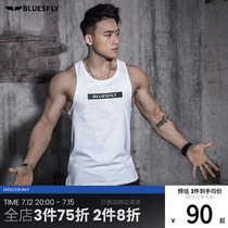Original brief Alphabet Fitness Vest Loose character Sweat Muscle Training Suit Casual Men Summer Fall
