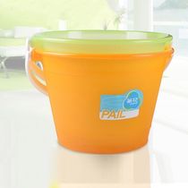 Camellia bucket plastic household thickened small bucket student hand Bath laundry mop bucket round plastic bucket