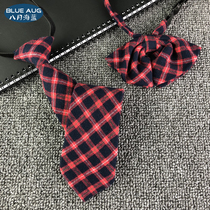 Campus performance male and female students lazy imitation wool collar flower photography hundred matching knot-free cotton bow tie suit