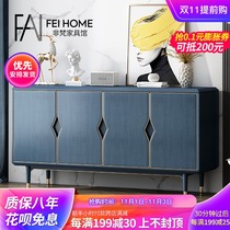 Light luxury sideboard modern and simple multifunctional Italian household small apartment storage Nordic wine cabinet one against the wall