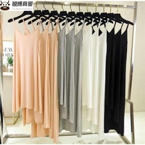 Vest long dress to ankle length woman inside lap sleeveless bottom skirt Summer thin Modale harness Dress Skirt woman