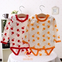 2021 Spring new girl baby long sleeve front sleeve head pure cotton triangular Kazakh coat large apple section