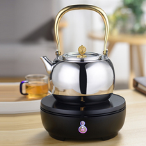 Chuangdian thick 304 stainless steel kettle lifting beam pot bubble teapot home tea maker teapot electric pottery stove set