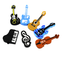 Musical instrument guitar 64Gu plate customization 32 16 8gdiy music gift piano violin pvc mold opening design