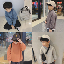 Clearance does not return the boys clothes plus velvet childrens pullover leisure clothes