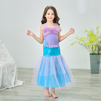 Children's Day Mermaid Princess Dress 2021 Christmas Children's Dress Girls' Dress Foreign Trade Children's Dress