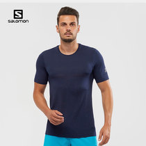 salomon salomon men's outdoor running quick-drying T-shirt summer new SENSE SEAMLESS TEE M
