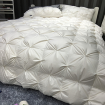 Imported duvet quilted by 95% white goose down quilt thickened with warm winter quilted by double winter cotton quilted by duck suede
