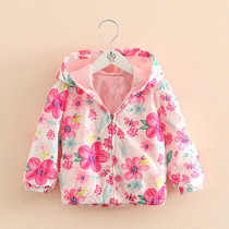 Baby Jacket Girl Spring Autumn Clothing Foreign Air 2022 New Kids Jacket Blouse Princess Little Girl Clothes Trendy