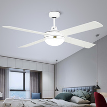 Simple fan lamp living room dining room ceiling fan lamp decoration electric fan chandelier ceiling household silent remote control electric fan lamp