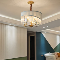 Bedroom lights Warm and romantic Master bedroom room lights Light luxury postmodern simple creative restaurant Crystal lights American lamps