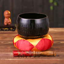 Copper chime body Copper bowl Buddha supplies Pure copper bowl Meditation bowl Pyel Buddha sound transfer Sutra bowl Buddhist supplies Bowl bag Marriage