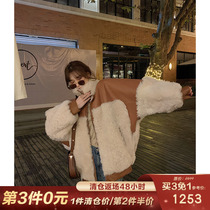 CC fur Marchidol new import fur integrated fur jacket female winter youthful coat of large clothing short