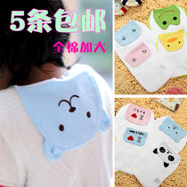 Kindergarten baby back towel cotton gauze suction towel pad child sweat is not wet increase baby sweat towel