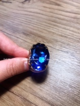 Designer 24K Gold Plated Haute Couture Crystal Bamboo Leaf Open Ring