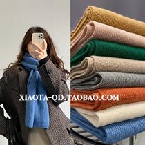 XXTHEMCAPS outlet Korea 50 wool thick solid 100 hitch knitted scarves multicolored