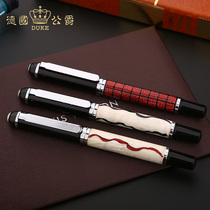 Duck Duke pen male lady business office ink pen adult writing signature pen metal gift Iridium pen Buckingham Palace jewel pen Starlight signature pen gift box