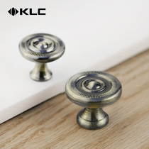 KLC kitchen wardrobe door drawer small handle drawer cabinet round button handle