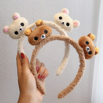 Super cute little bear hairband children make weird and cute headdresses out of headbands and headdress girls out of tops