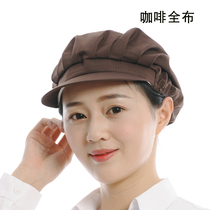 Apron household stir-fry hat anti-oil smoke cap female mask kitchen chef hat long hair health cap food cap clothes