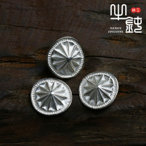 Bull blunt Seiko Takaqiao Fashion Wallet DIY Accessories Leather Accessories Handmade accessories silver decoration