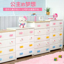 Alice Japanese Resin Drawer Cabinet Cartoon Childrens Clothing Cabinet