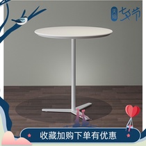 Make-up link Creative fashion marble corner Few simple modern round table Cafe negotiation meeting guest table