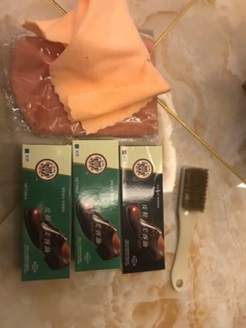 兽皮大王皮鞋美容油3盒套装鞋油