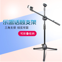 Childrens musical instrument microphone stand Band guitar Erhu drum pickup microphone stand Floor tripod 200A