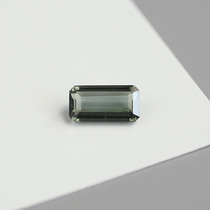 6 65 carat natural metal grey blue Beatrite crystal permeable can customize the male ring face female pendant