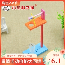 STEM Science Inquiry Homemade Beat Water Wheel Well Science Experiment Childrens Puzzle Small Experiment DIY Small Productions