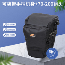 Professional triangle bag photography bag shoulder SLR camera bag Canon 1DX 5D4 6D2 Nikon D3X D810 D750 D90 with handle 70-200 lens bag