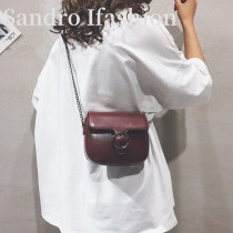 French Sandro Ifashion retro bag womens new 2021 saddle bag chain shoulder shoulder bag