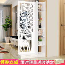 Hollow carved screen partition living room decoration simple modern small bedroom decoration Net Red Porch Hall Hall Cabinet
