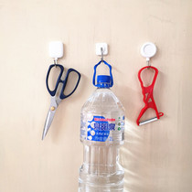 Japan Kitchen Fridge Strong Magnet Hook Stainless Steel Magnetic Hook Metal Magnetic magnetic suction No-mark hook 2 clothes