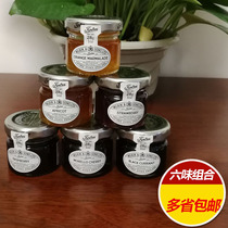 British imported tit tree jam 6 bottles strawberry raspberry Cherry blackcurrant orange peel yellow plum 6 flavor