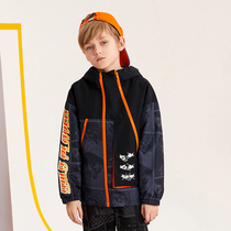 Anta children's clothing boy coat 2021 new autumn children's hooded coat 352138656