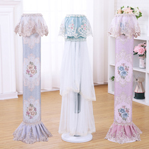 Tower fan dust cover all-inclusive tower floor fan dust cover beautiful Gree Emmett household vertical electric fan cover