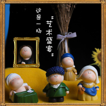 Cartoon blind box small ornaments computer desktop desk cute new year children Valentines Day gifts birthday boys and girls