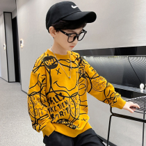 Boys clothes 2021 Spring and Autumn new childrens clothing childrens loose cotton long sleeve boys sports leisure spring coat