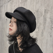 Japanese hat female Rosex Tangk autumn and winter British navy hat Korean version of Wild beret female octagonal hat female