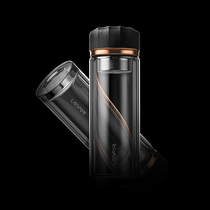 LEIDFOR double-layer glass mens high-end teacup(original design copyright)