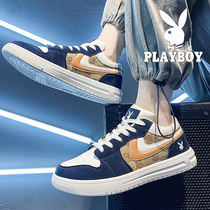 Flowers Playboy Mens Shoes Board Shoes Men Low Help Trend Leisure Sports Aj Air Force 1 Canvas Breathable Wave Shoes Summer