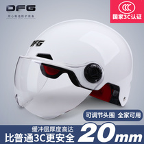 3c certified electric battery car helmet Men and women summer sunscreen four seasons universal moped half helmet