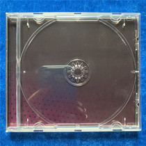Imported original European and American box plastic CD box CD box disc box transparent 1CD box 3 pairs of semi round buckle