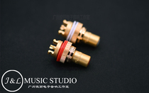 American original CMC 805-2 5-CU oxygen-free copper plated placer gold RCA lotus seat signal socket