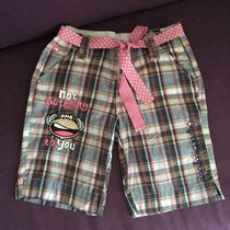 Monkey child plaid shorts Two single beats are not shipped