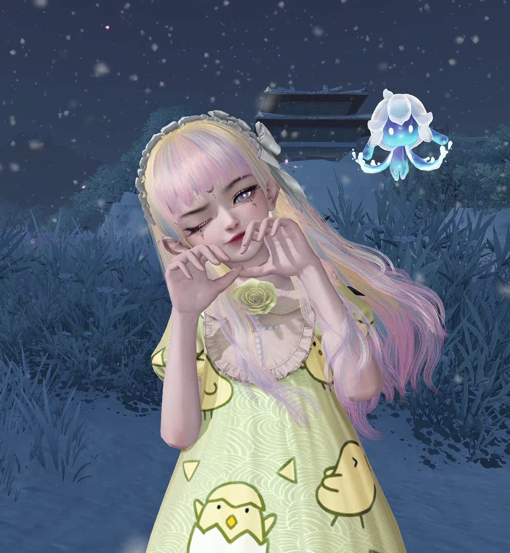 天谕手游捏脸数据天谕捏脸 流光灵珑暗黑萝莉/少女 安卓苹果通用