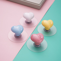 Wardrobe sticky pull handle drawer cabinet door traceless strong door handle non-perforated suction cup cabinet refrigerator handle